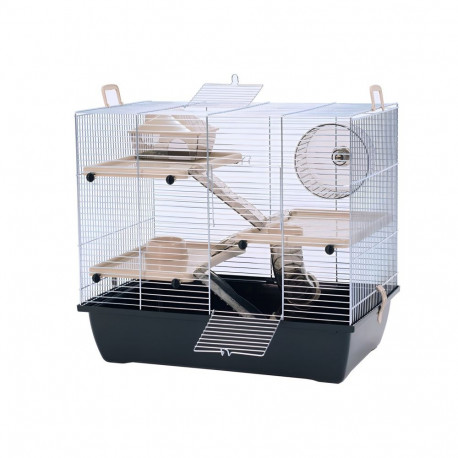 Pet Cage - INTER-ZOO Pinky 3 Zinc Black