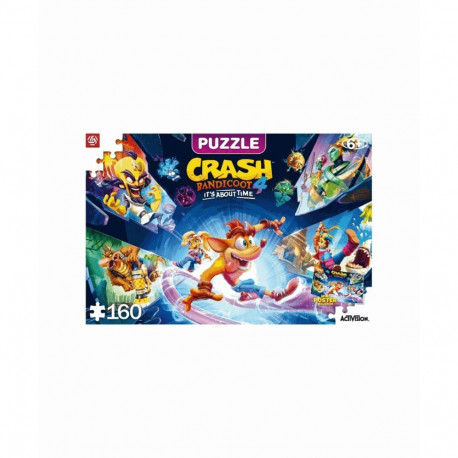 Jigsaw Puzzle - Good Loot Crash Bandicoot 4 160 Pieces Multicolour