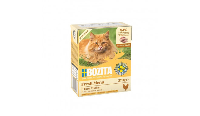 Cat Food - BOZITA Sterylised Chicken in Sauce 370g BOZITA Sterylised Extra Chicken Pieces in Sauce W