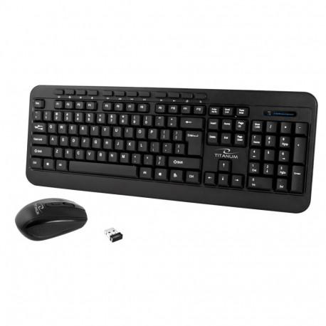 Wireless Keyboard - Titanum Tk108, Black