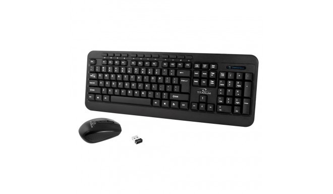 Wireless Keyboard - Titanum Tk108, Black