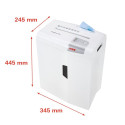 Document Shredder - HSM Shredstar X10, 4.5 x 30 mm + Separate CD Cutting Mechanism