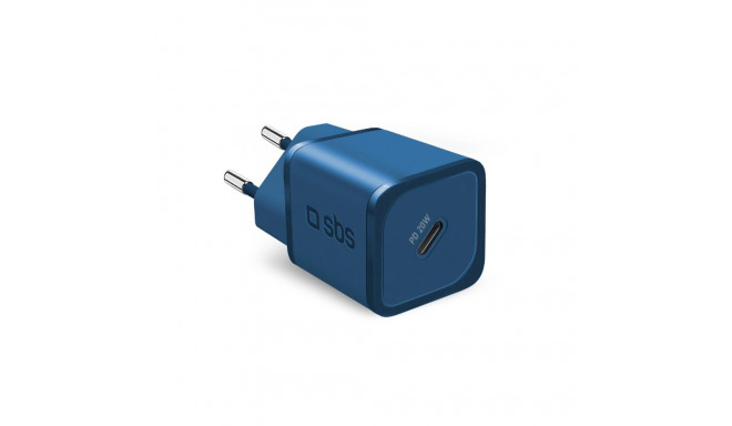 20W GaN Battery Charger - Ultra-fast charge with Power Delivery Blue