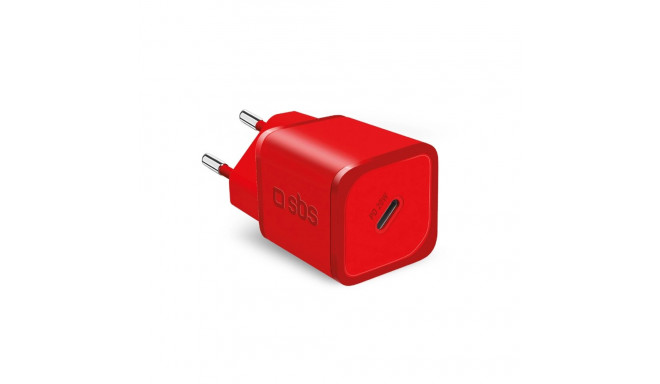 20W GaN Battery Charger - Ultra-fast charge with Power Delivery Red