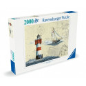 Puzzle 2000 elements Sailing lighthouse