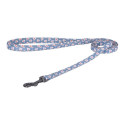 Dogness walking set leash+harness for dog (light blue)