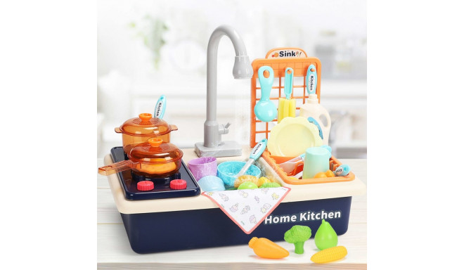 HOOGAR Playset Kitchen, blue