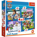 TREFL PAW PATROL Puslede komplekt 4 in 1 Käpapatrull