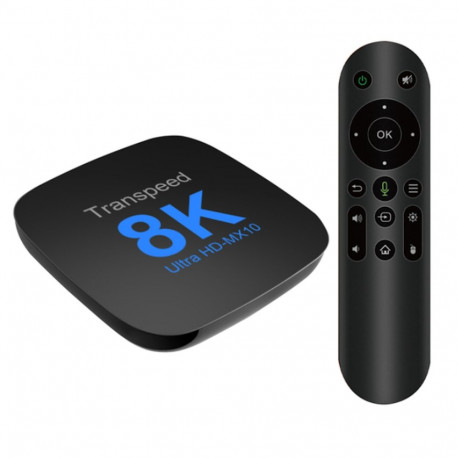 Tvix MX10 8K Медиаплеер Умная TV Box 2GB + 16GB Android 13 Bluetooth / Wi-Fi 5 Черный