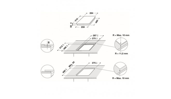 Induction hob Whirlpool WS Q0530 NE