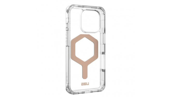 Urban Armor Gear Plyo mobile phone case 16 cm (6.3&quot;) Cover Rose gold, Transparent