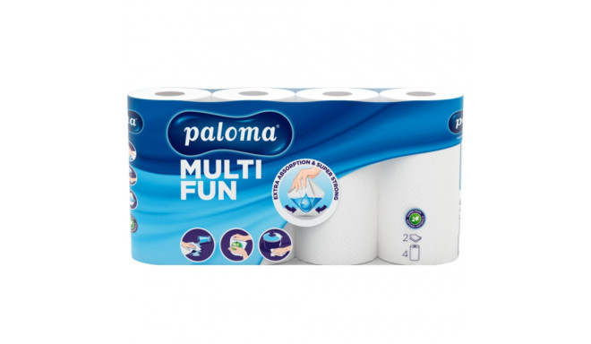 Бумага домашняя 2-слойная PALOMA Multi Fun 4рл