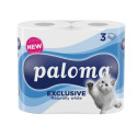 Toilet paper 3-ply PALOMA Exclusive 4 rolls