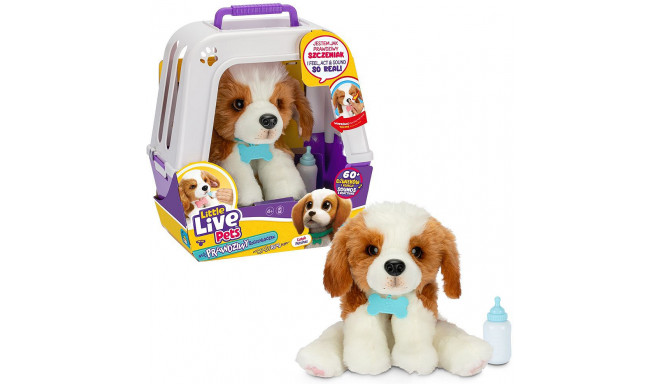 Little Live Pets интерактивная игрушка Dog With Carrier