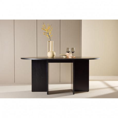 Pikendatav söögilaud Strada 120/170x120cm, must