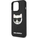 Karl Lagerfeld case 3D Rubber Choupette Apple iPhone 13 Pro, black