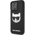 Karl Lagerfeld case 3D Rubber Choupette Apple iPhone 13 Pro, black