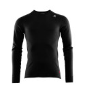 Me WarmWool Crew neck Black Motion särk - L