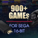 GameBox Y2SG 16bit Retro spēļu Hdmi stick konsole ar Sega spēlēm x2 bezvadu kontrolleri Melns