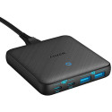 "Anker 543 PowerPort Atom III Charger 65W Slim 4-Port GaN 1 x USB-C 45W 1 x USB-C 20W 2 x USB-A"