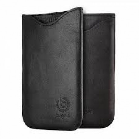 Bugatti Slim Fit universaalne nahkkohver Apple iPhone 6 | 6S must