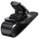 BASEUS car holder for eyewear clamping leather Platnium black ACYJN-B01