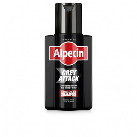 ALPECIN GREY ATTACK champú anticaída y anticanas 200 ml