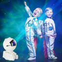 Elight A2 Sitting Astronout 360 degree Rotate Head Star Sky & Nebula projector with Remote White