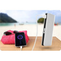 PowerMax 20000mAh Mega Power Bank Laadija 3x USB 2.1A / MicroUSB sisend + LED Taskulamp Valge