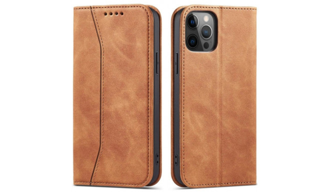 Cover Magnet Fancy Case Apple iPhone 12 Pro Max, brown