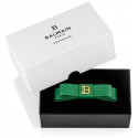 Balmain juukseklamber Barrette Bow FW22, roheline