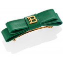 Balmain juukseklamber Barrette Bow FW22, roheline