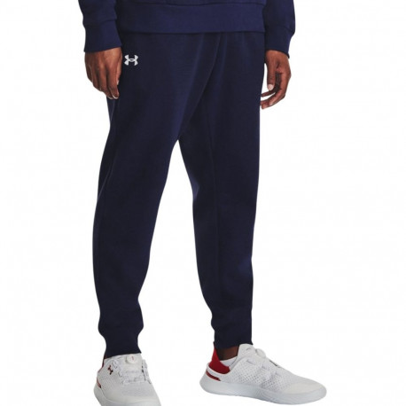 Under Armour püksid 1379774 410 L Rival fliisist, tumesinine