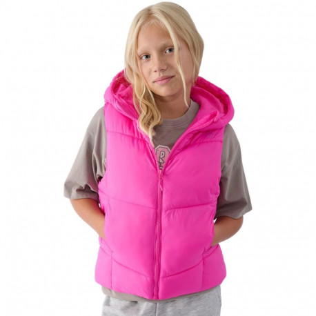 Girls' vest 4F F129 fuchsia 4FJWAW24TVJAF129 55S 152cm