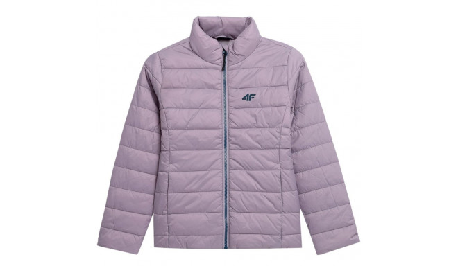 Girls' down jacket 4F light purple 4FJSS23TDJAF073 52S 164cm