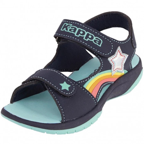Kappa Pelangi G Sandals Navy Blue & Mint 261042K 6737 34