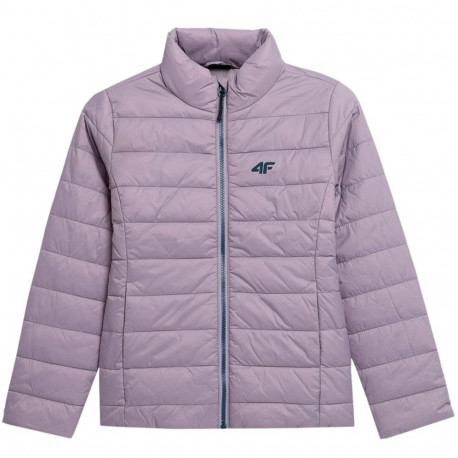 Girls' down jacket 4F light purple 4FJSS23TDJAF073 52S 146cm