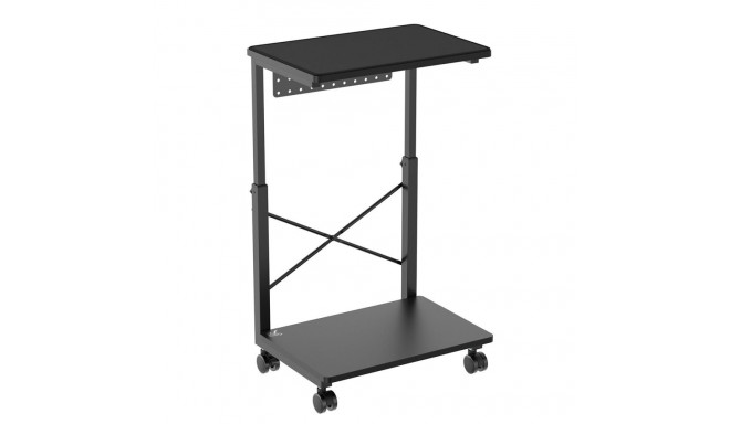 CPU Trolley Stand with NanoRS Shelf, 80kg max, Adjustable Height 550~850mm, RS430