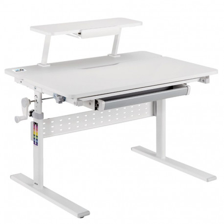Children's desk Ergo Office, height adjustable, grey, max 40kg,900x600mm, ER-483