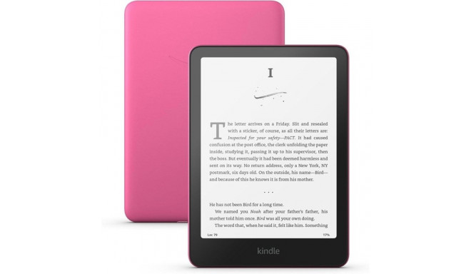 Kindle Paperwhite Ebook Reader (12th Generation) 2024 7 glare-free 16GB Wi-Fi (with ads) Raspberry