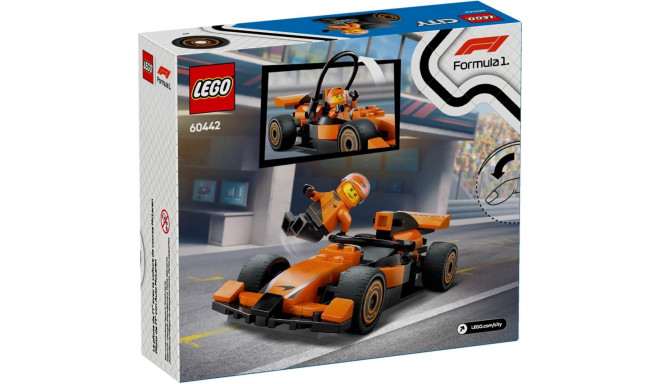 LEGO CITY 60442 F1 Driver with McLaren Race Car