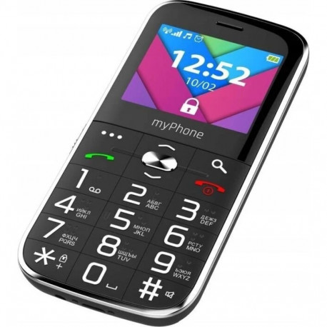 myPhone Halo C must 2.2" TFT 32 MB 32 MB Dual SIM põhikaamera 0.3 MP 1900 mAh