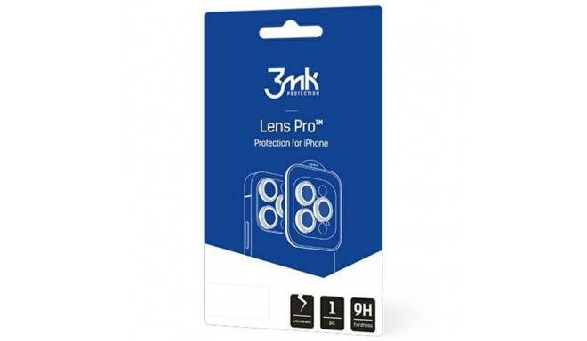 3MK Lens Protection Pro Sam Z Flip 5F731 black Camera lens protection with mounting frame