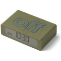Lexon Flip Mini kahepoolne äratuskell Khaki LR158K9