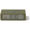 Lexon Flip Mini kahepoolne äratuskell Khaki LR158K9