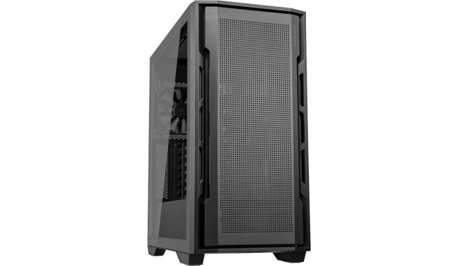 COUGAR Uniface must PC korpus keskmine torn / võrgust esipaneel / 2 x ARGB ventilaatorit / TG vasak 