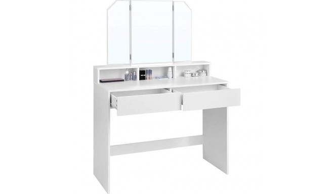 Glamour Dressing table with three-part mirror 100 cm GLAMOUR