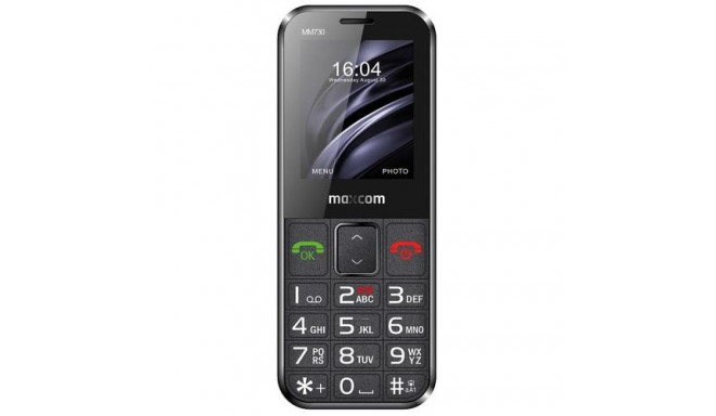 MaxCom MM730 mobile phone 5.59 cm (2.2&quot;) Black Senior phone