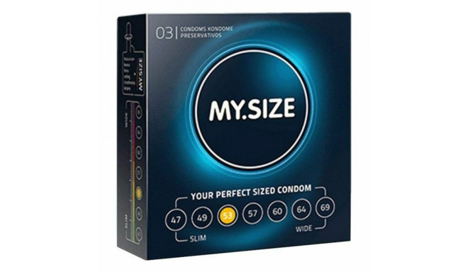 Condoms Mister Size 04111670000 (3 pcs) 17,8 cm