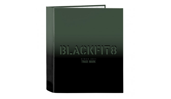 Rõngaskiirköitja BlackFit8 Gradient Must Militaarroheline A4 27 x 33 x 6 cm